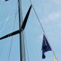472 flags were fluttering in the wind at the start of the Van Isle 360, as competing sailors flew celebratory pennants. 